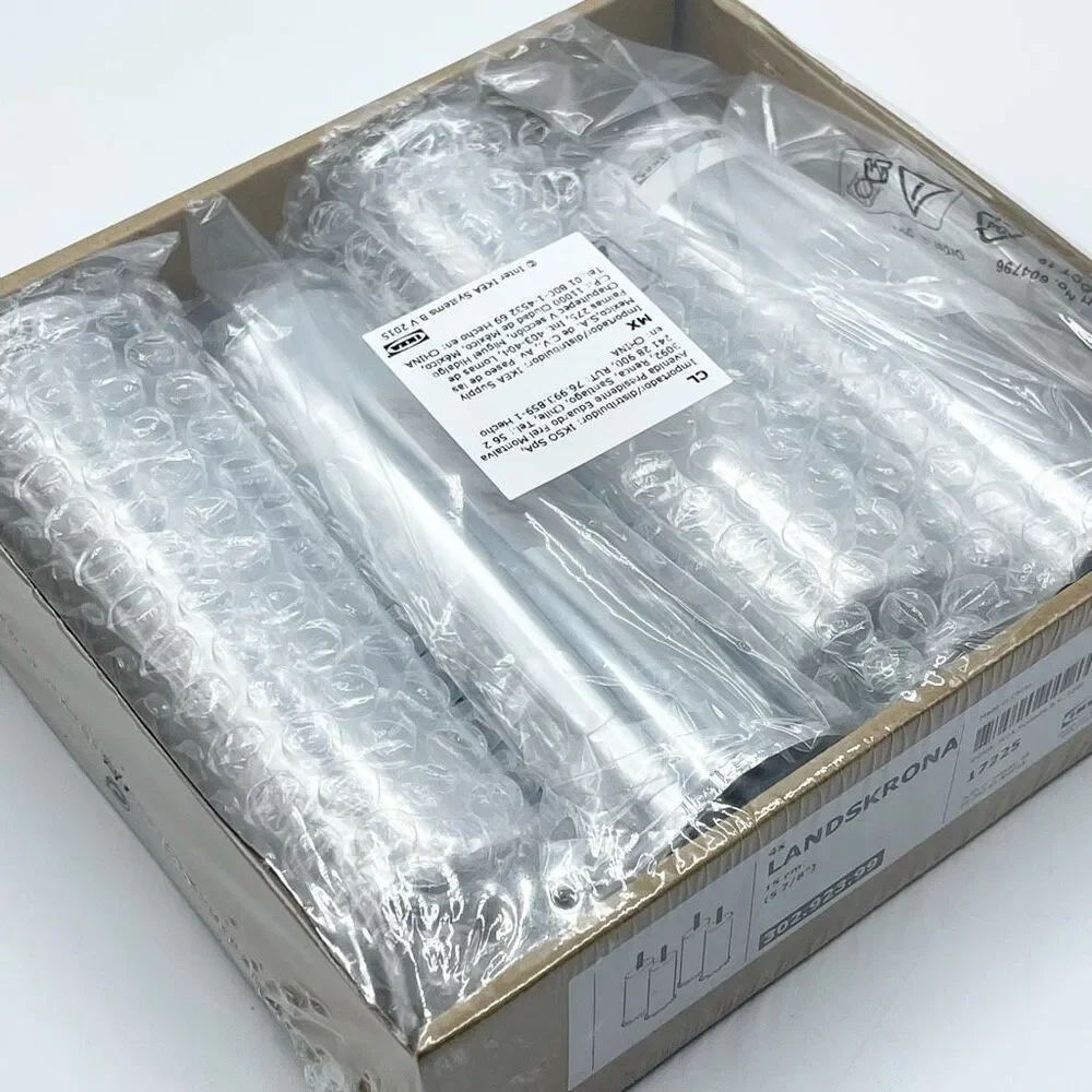 IKEA LANDSKRONA silver chair sofa legs - Set of 4 - brand new 15cm